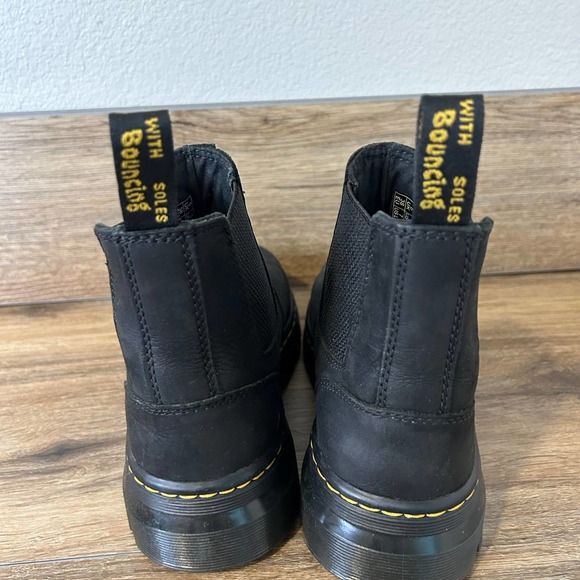 Dr. Martens Embury Leather Chelsea Black boots Size 6 - Picture 4 of 7